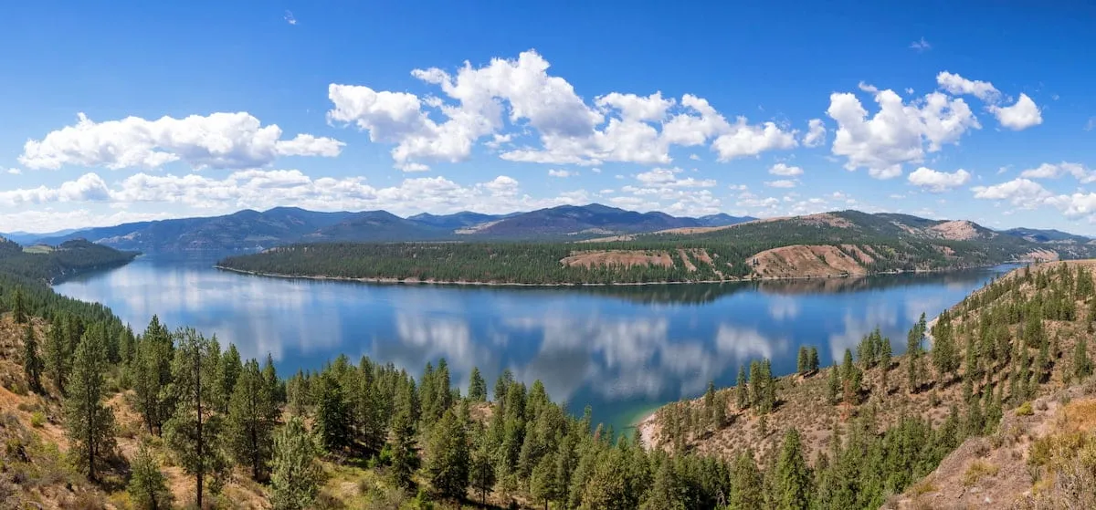 Lake Roosevelt and the Lincoln County shoreline